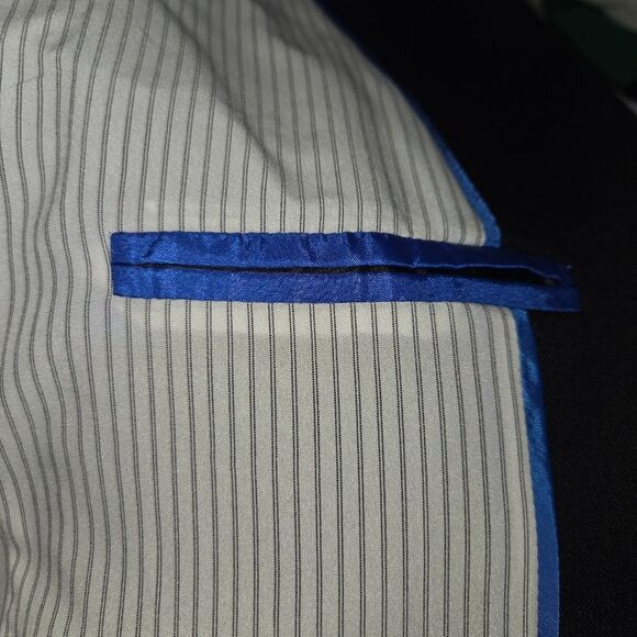 J. Crew Regent Blazer Jacket Black Wool Flannel Size 10T - Picture 9 of 10